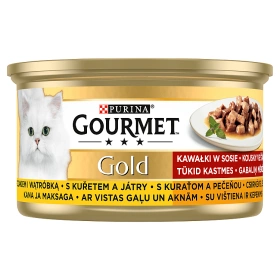 Purina Gourmet Gold kana/maksa kastmes 85g