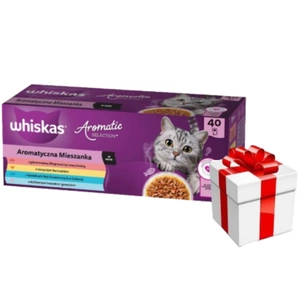 WHISKAS Adult Sachs Aromatic Mix 40 x 85 g - märja kassitoit täiskasvanutele