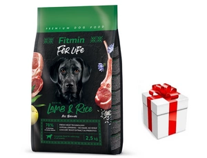 FITMIN For Life Adult Kõik tõugu koerad 2,5kg + STAGMENA KUTSE KOERALE