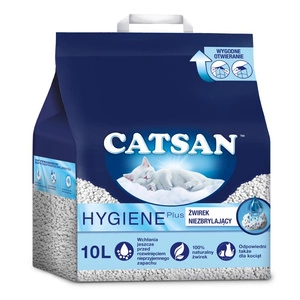 CATSAN Hygiene Plus 10l - looduslik kasside allapanu