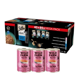 SHEBA Sauce Collection Fish Flavours Sachs 40x85 g - täismärg toit täiskasvanud kassidele, kastmega