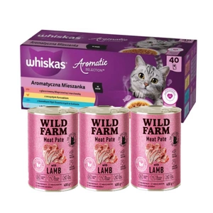 WHISKAS Adult Sachs Aromatic Mix 40 x 85 g - märja kassitoit täiskasvanutele