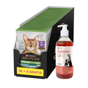 Purina Pro Plan steriliseeritud pardiga kassidele 26x85g (18+8 TASUTA)