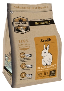KORONA NATURY Natural-Vit küülikutoit 750g