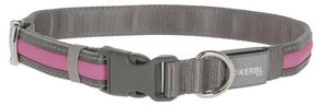 KERBL Light & Reflex valgustatud kaelarihm, 45 - 65 cm x 25 mm, roosa