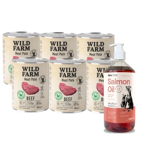 WILD FARM Pate Beef 800g gluteenivaba koeratoit