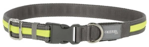 KERBL Light & Reflex valgustatud kaelarihm, 45 - 65 cm x 25 mm, kollane