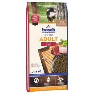 Bosch Adult Lamb &amp; Rice, lambaliha ja riis (uus retsept) 15kg
