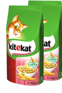 KITEKAT 12 kg - kuivtoit kassidele veiseliha ja köögiviljadega