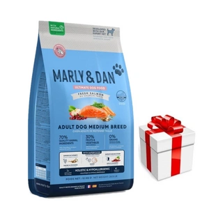 Marly & Dan Adult Dog Medium Breed Fresh Salmon Holistic & Hypoallergenic 12kg kuivtoit 12kg