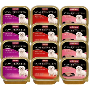 ANIMONDA Dog Vom Feinsten Senior maitse: kalkunisüdamed 150g