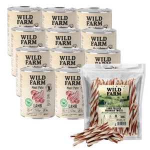 WILD FARM Pate Lamb 800g gluteenivaba koeratoit