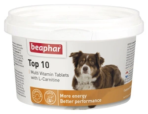 TOP 10 DOG 180 TAB - multivitamiinitabletid karnitiiniga koertele