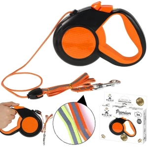 NUXIE® automaatne koerarihm helkurnöör 3m 15kg oranž