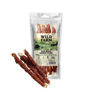 WILD FARM Pikk veiselihanahk pulgaga 28cm 320g koerte maiuspalad 320g