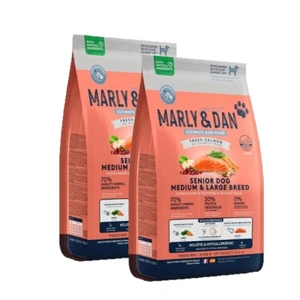 Marly & Dan Senior Dog Medium & Large Breed Fresh Salmon Holistic & Hypoallergenic 12kg kuivtoit 12kg