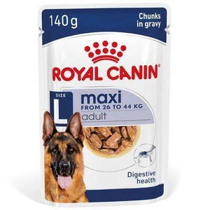 ROYAL CANIN Maxi Adult 10x140g märgtoit kastmes suurt tõugu täiskasvanud koertele