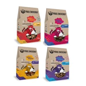 Paka Zwierzaka Külmkuivatatud maiuspala puhta tuunilihaga, 70 g