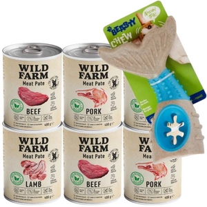 Wild Farm Pate Lamb 400g gluteenivaba koeratoit