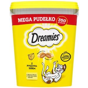 DREAMIES Mega Box 350 g - lisatoit täiskasvanud kassidele, maitsva juustuga