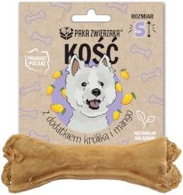 PACK OF ANIMALS Kaulas su triušiena ir mango S