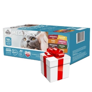 Frendi kotikesed kassidele liha maitsed kastmes 48x100g