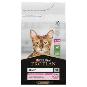 PRO PLAN Delicate Digestion täiskasvanud kassitoit, mis sisaldab rohkelt lambaliha 1,5kg