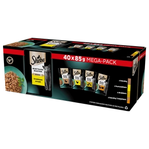 SHEBA Selection Select Select Slices kodulinnuliha maitsega kotletid 40x85g