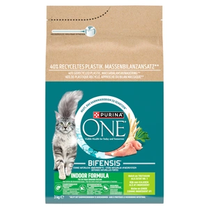 Purina One Indoor Cat Adult Food kalkuniga kassidele 3kg