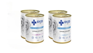 ENZO VET hüpoallergeenne koeratoit kalkuni ja küülikuga 4x400g