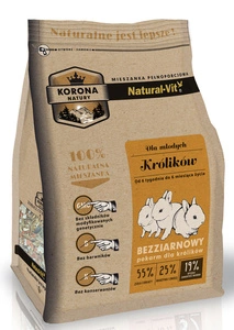 KORONA NATURY Natural-Vit toit küülikule juunior 750g