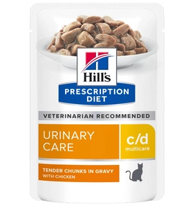 HILL'S PD Prescription Diet Feline c/d Multicare Chicken 85g kotike