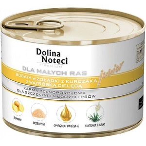 Dolina Noteci PREMIUM väikestele tõugudele JUNIOR kanamaha ja vasikamaksaga 185 g