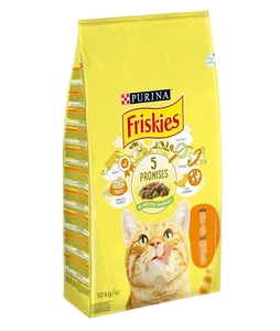 PURINA Friskies kana- ja köögiviljatoit kassidele 10kg