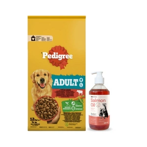 PEDIGREE® Adult 12 kg veiselihaga - kuiv täistoit täiskasvanud suurtele ja keskmise suurusega koertele