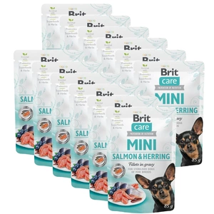 Brit Care Mini lõhe- ja heeringafilee kastmes 85g