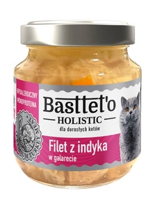 Basttet'o Holistiline kalkunifilee galetis kassidele 130g