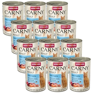 ANIMONDA Cat Carny Adult maitse: kana ja lõhe 400g