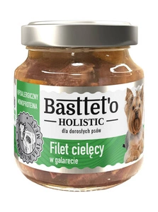 Basttet'o Holistiline vasikalafilee galetis koertele 130g