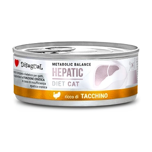 Disugual Veterinary märja kassitoit HEPATIC kalkun (täiskasvanud) 85g