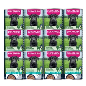 EUKANUBA Märktoit täiskasvanud koertele, lambaliha ja kartulit sisaldav 400 g