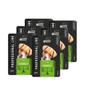 SUPER BENO Junior täisterakutsikate kotike kalkuniga 100g