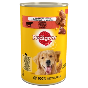 PEDIGREE Adult purk 400g - märja koeratoit veiselihaga želees