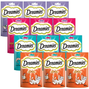 DREAMIES 12x60g maiuspalad kassidele Maitsesegu