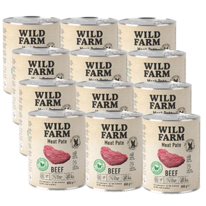 WILD FARM Pate Beef 800g gluteenivaba koeratoit