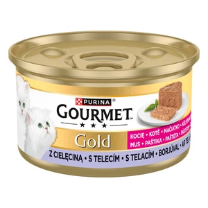Purina Gourmet Gold Kitten mousse vasikalihaga 85g