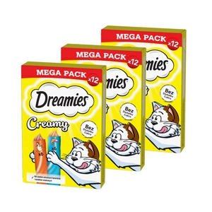 DREAMIES Kreemjas kana ja lõhega 12x10g