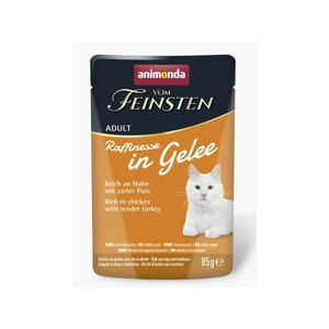 ANIMONDA Vom Feinsten Raffinesse kana ja kalkun galareetis 85 g