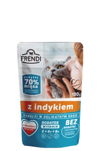 Frendi tükid delikaatses kastmes kalkuniga 100g