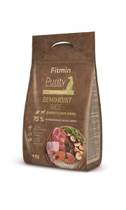 FITMIN Purity Semimoist küülik, lambaliha ja riis 4kg